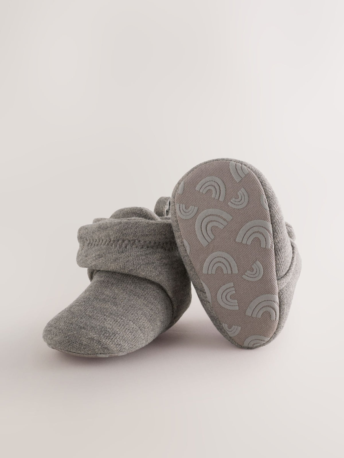 Dsiney Kidz - Grey Slipper Wrap Boots (0-2mths) image 3