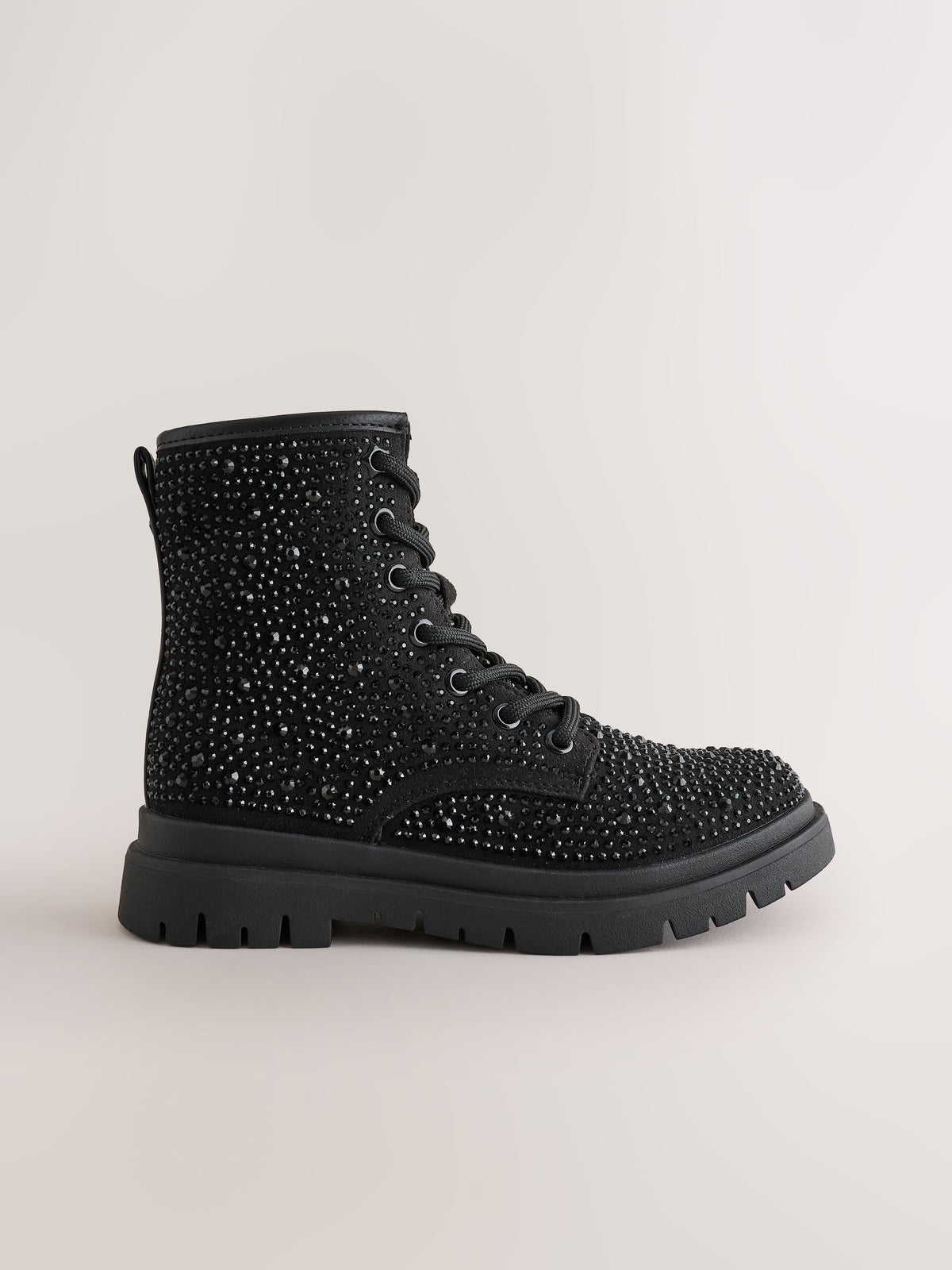 Black Heatseal Wide Fit (G) Warm Lined Lace-Up Boots - image 2