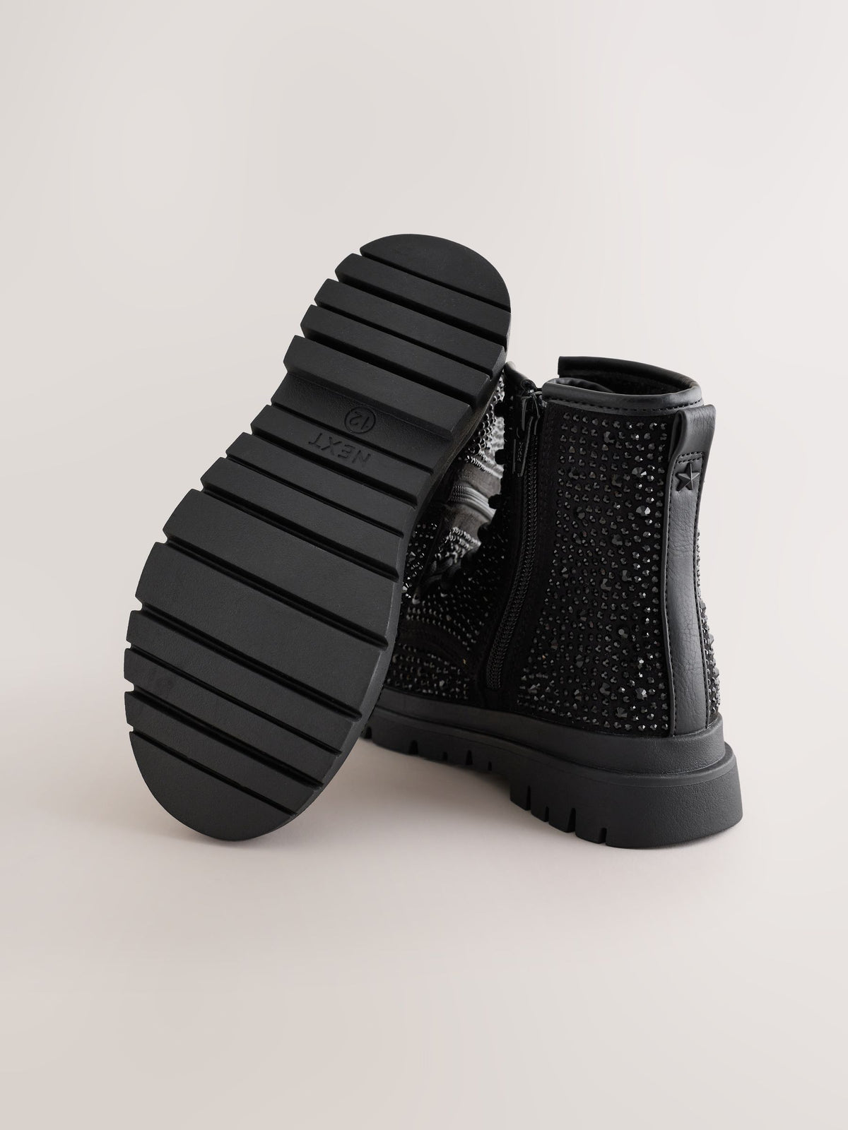 Black Heatseal Wide Fit (G) Warm Lined Lace-Up Boots - image 3