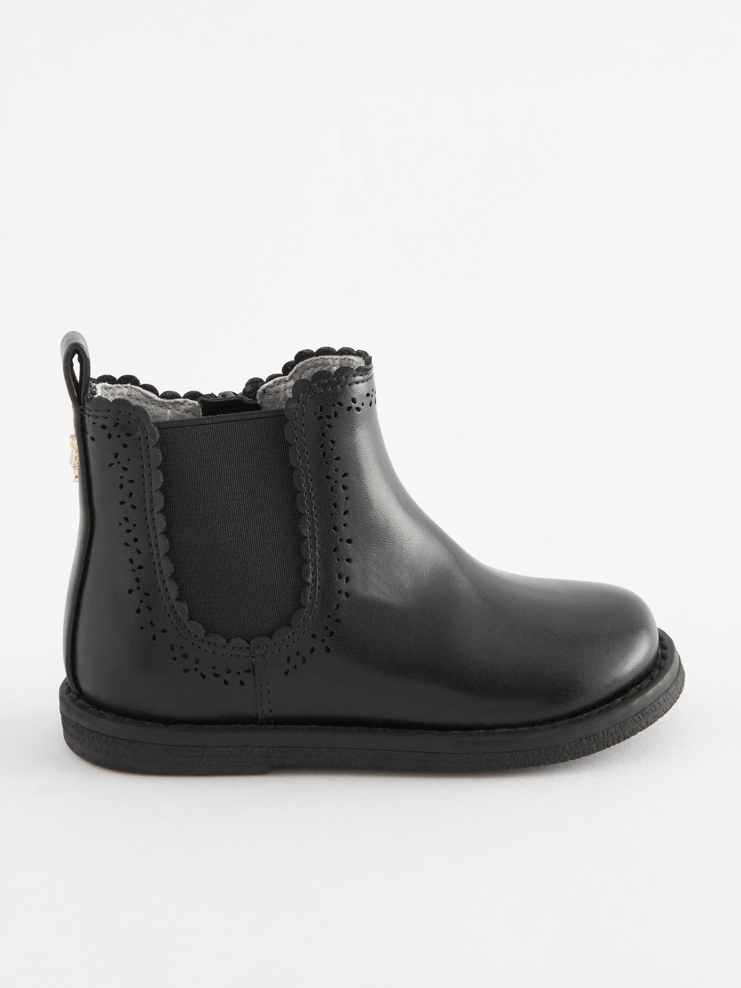 Black Standard Fit (F) Chelsea Ankle Boots image 2