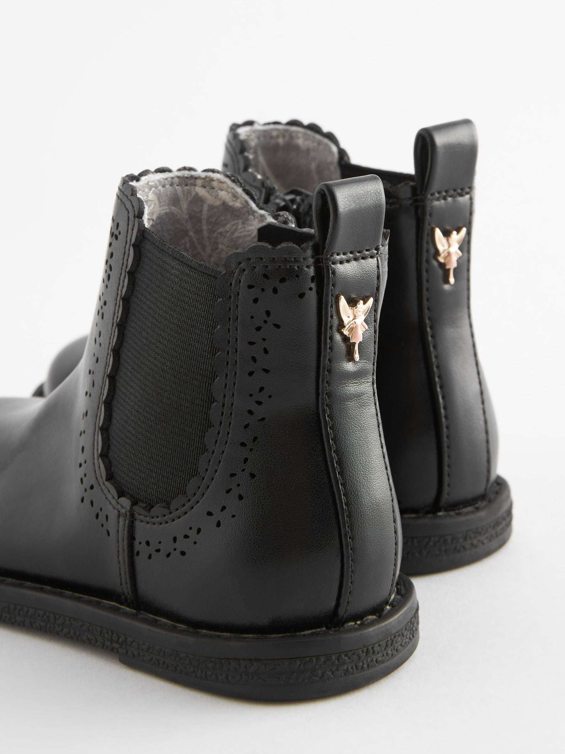Black Standard Fit (F) Chelsea Ankle Boots image 3