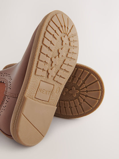 Tan Brown Standard Fit (F) Chelsea Ankle Boots image 5