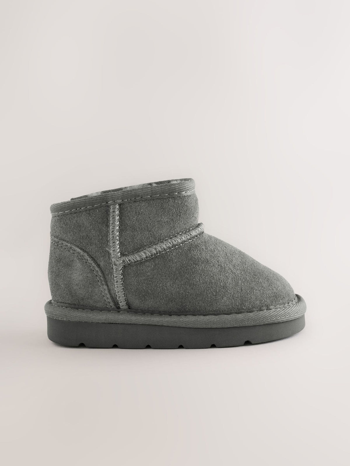 Dsiney Kidz - Grey Standard Fit (F) Water Repellent Suede Pull On Boots image 2