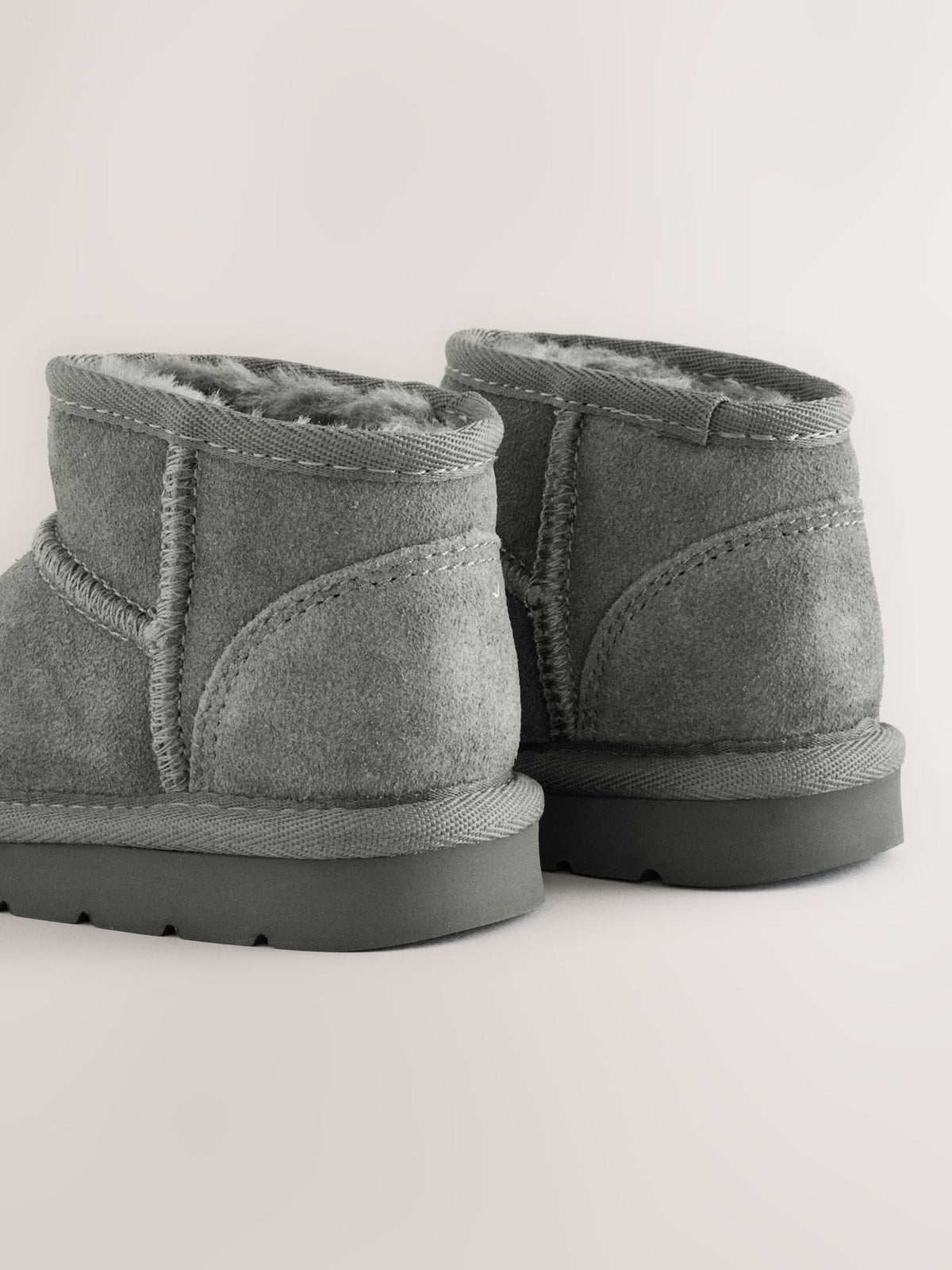 Dsiney Kidz - Grey Standard Fit (F) Water Repellent Suede Pull On Boots image 4