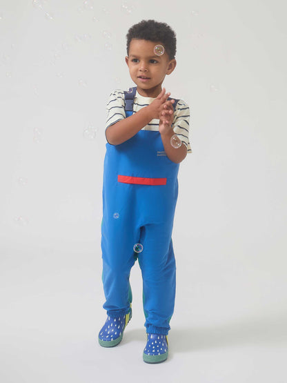 Muddy Puddles Blue Waterproof EcoLight Dungarees image 1