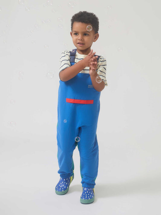 Muddy Puddles Blue Waterproof EcoLight Dungarees image 1