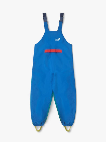Muddy Puddles Blue Waterproof EcoLight Dungarees image 3
