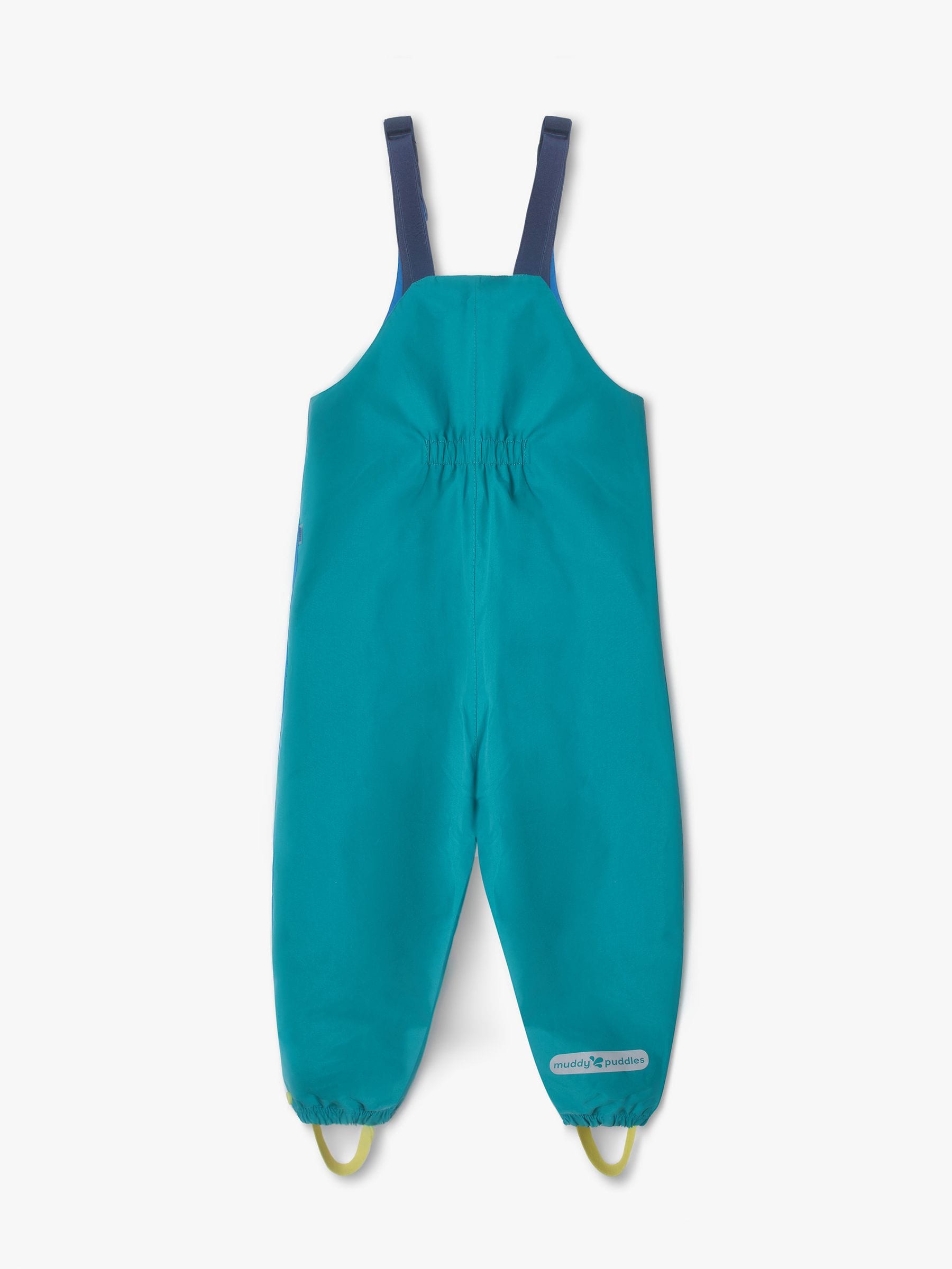 Muddy Puddles Blue Waterproof EcoLight Dungarees image 4