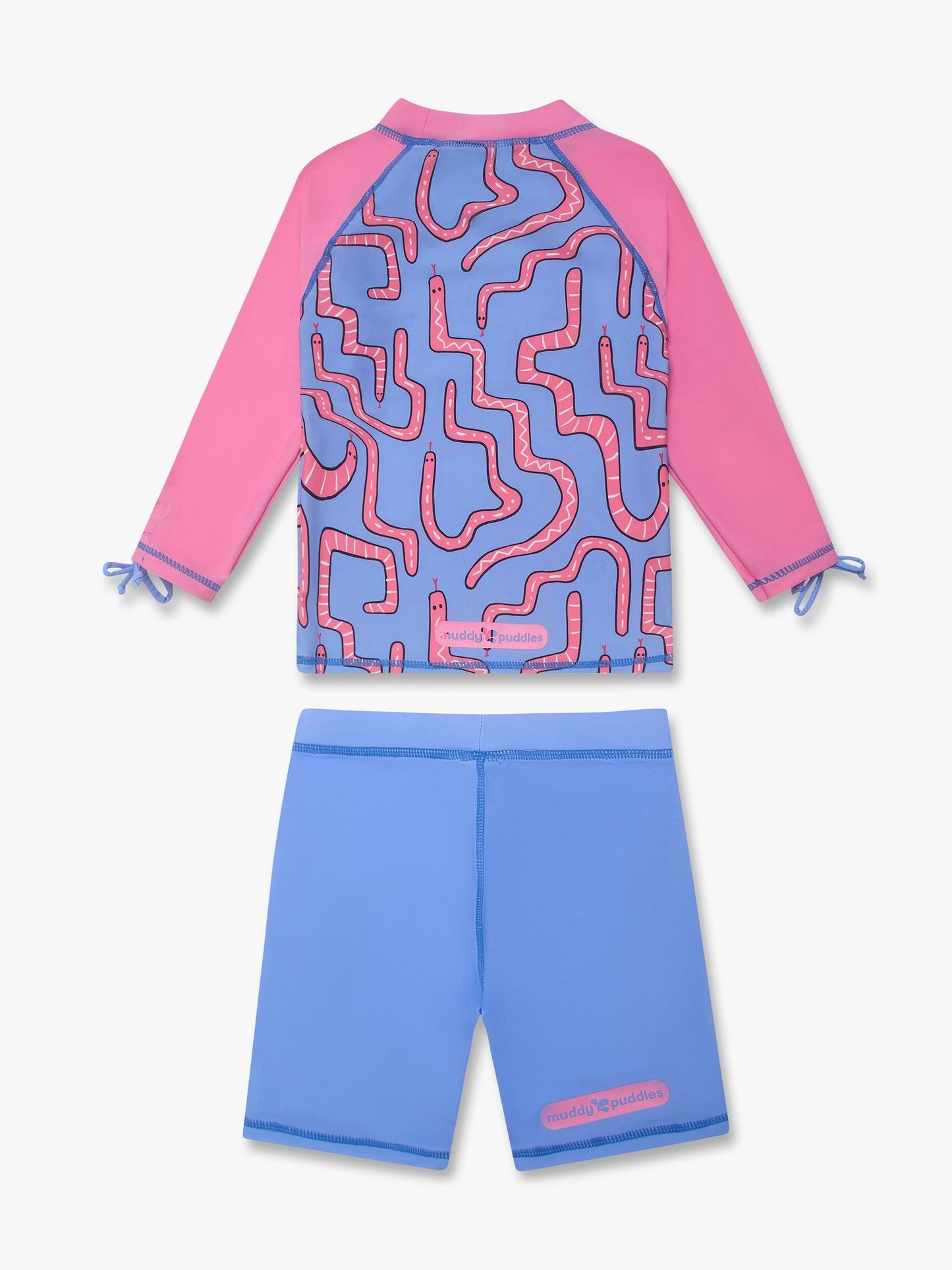 Muddy Puddles Pink UV Protective Surf Set with Shorts image 4