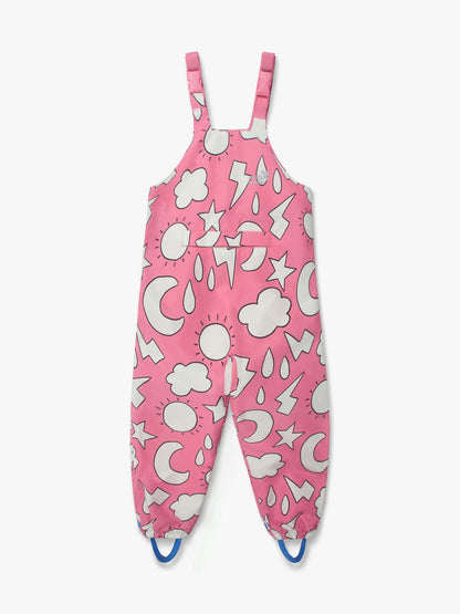 Muddy Puddles Pink Waterproof EcoLight Dungarees image 3
