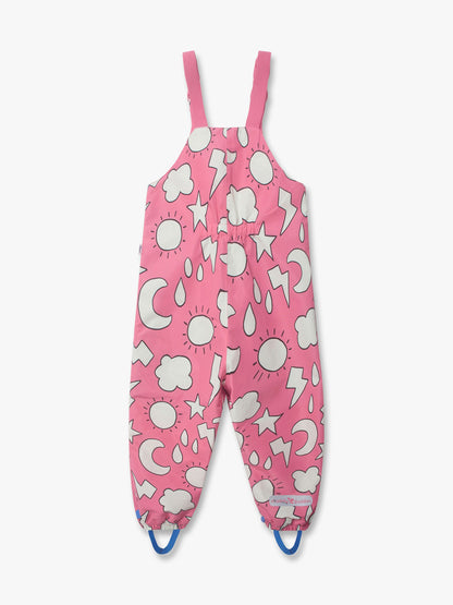 Muddy Puddles Pink Waterproof EcoLight Dungarees image 4