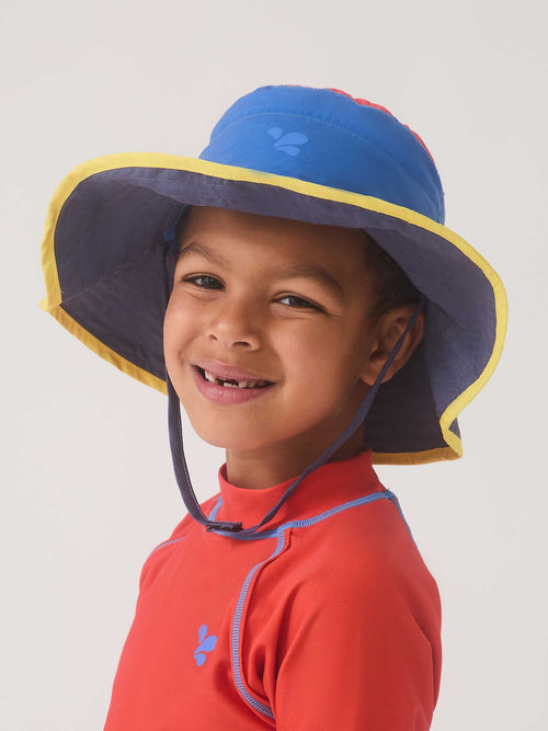 Muddy Puddles Blue UV Protective Sun Hat image 1
