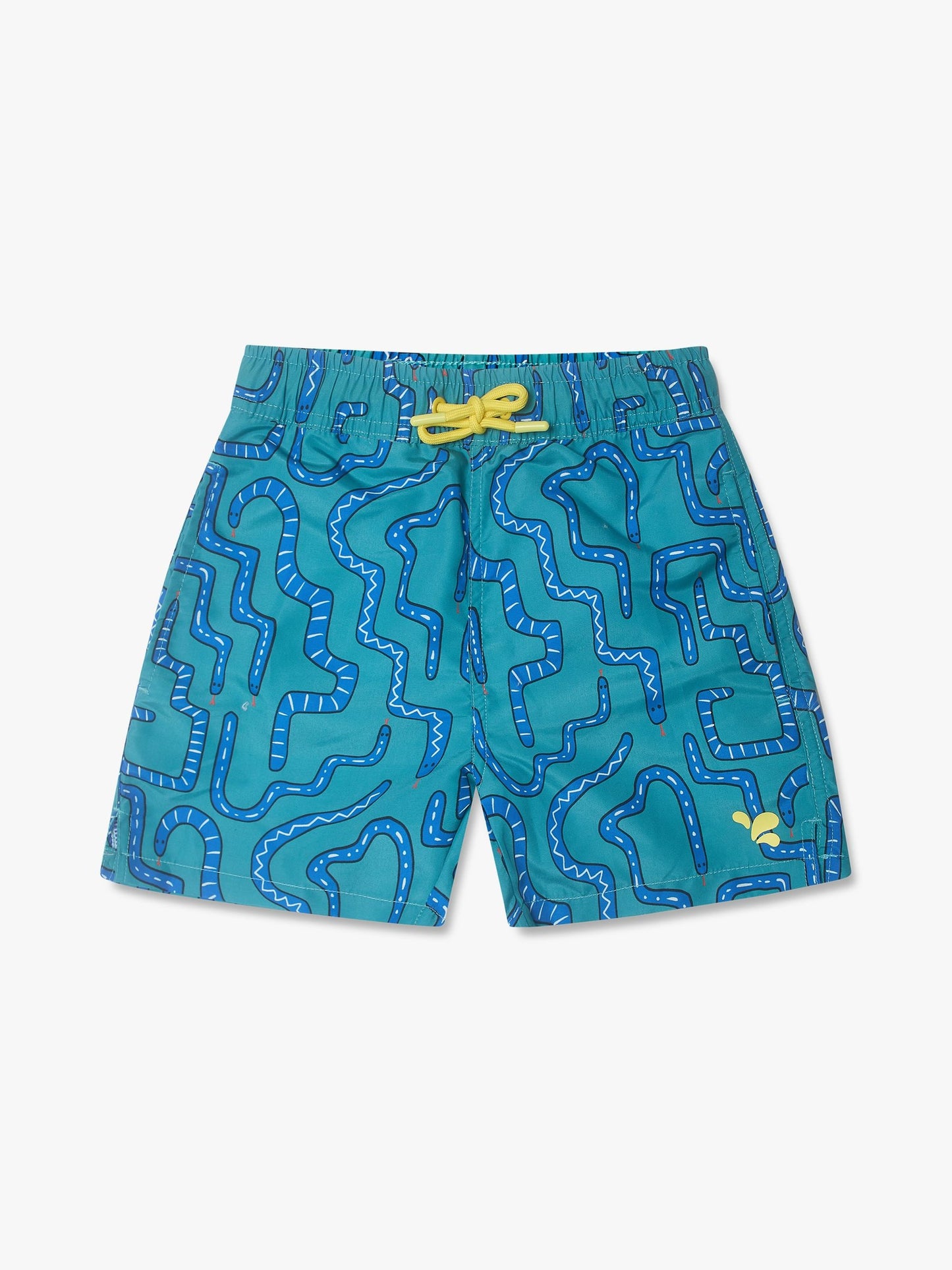 Muddy Puddles Green UV Protective Swim Shorts image 3