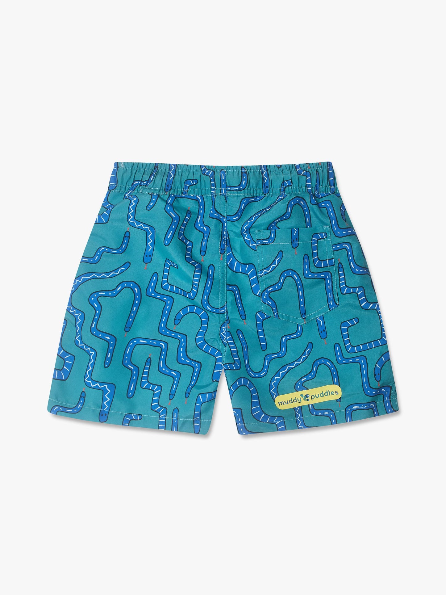 Muddy Puddles Green UV Protective Swim Shorts image 4