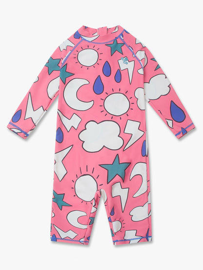 Muddy Puddles Light Pink UV Protective Surfsuit image 3