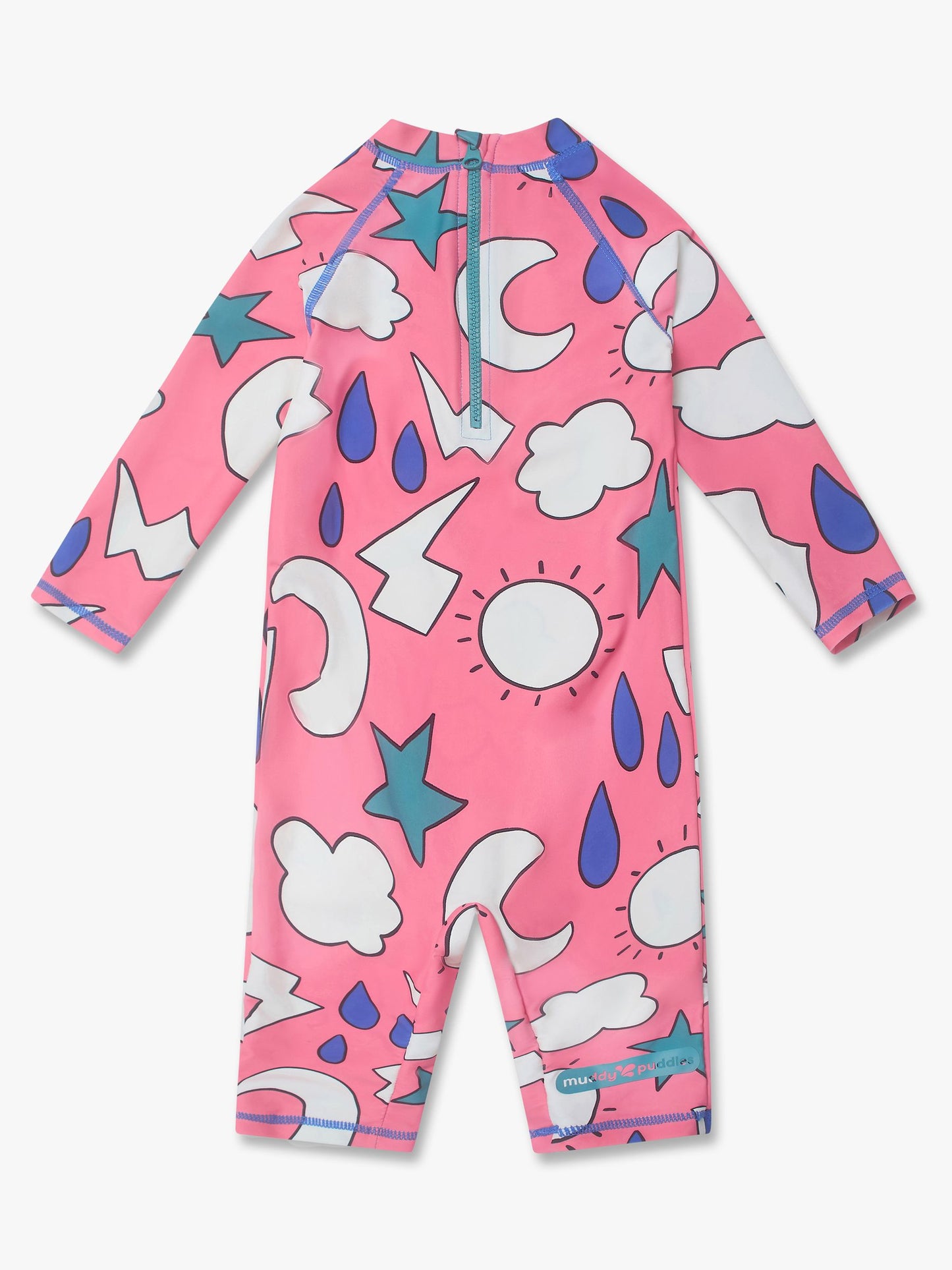 Muddy Puddles Light Pink UV Protective Surfsuit image 4