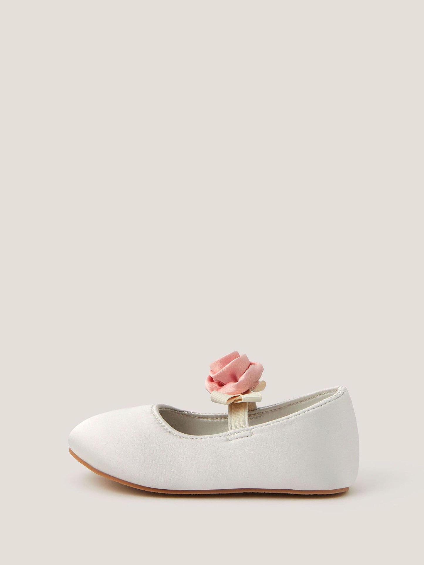 Monsoon Cream Baby Rosette Walker Shoes image 1