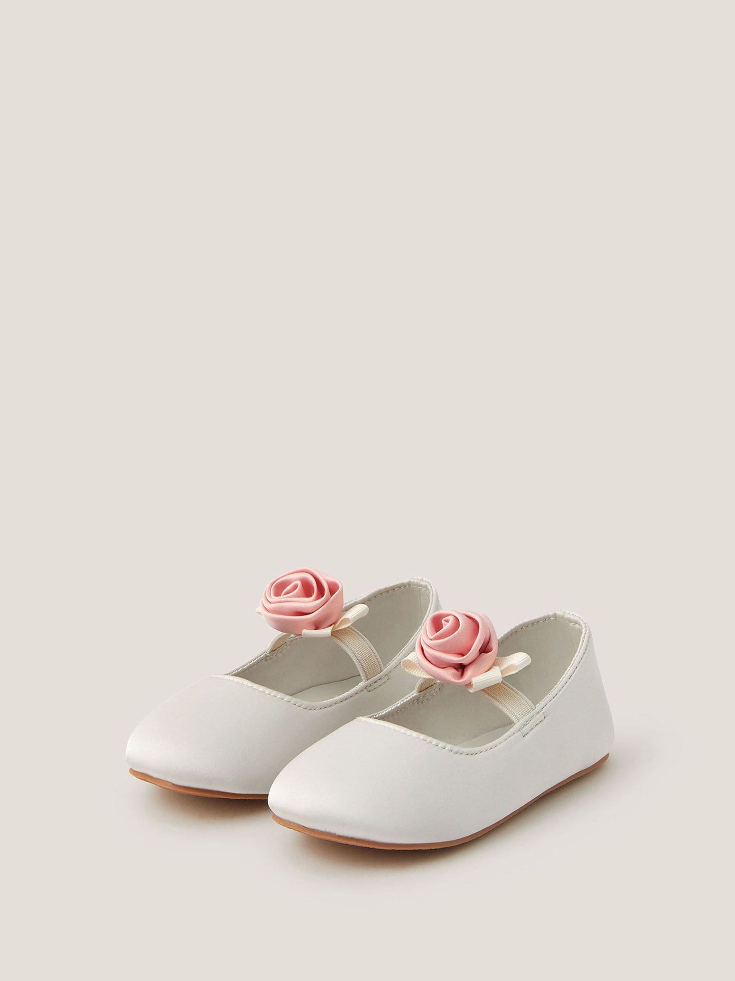 Monsoon Cream Baby Rosette Walker Shoes image 2