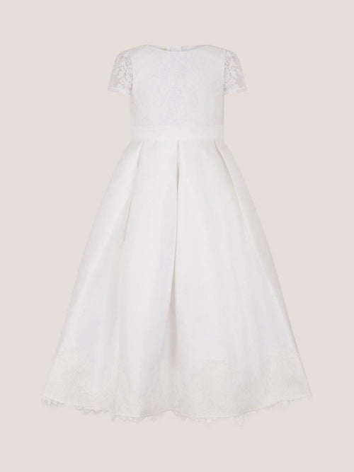 Dsiney Kidz - Monsoon White Communion Lola Bow Lace Trim Dress image 1