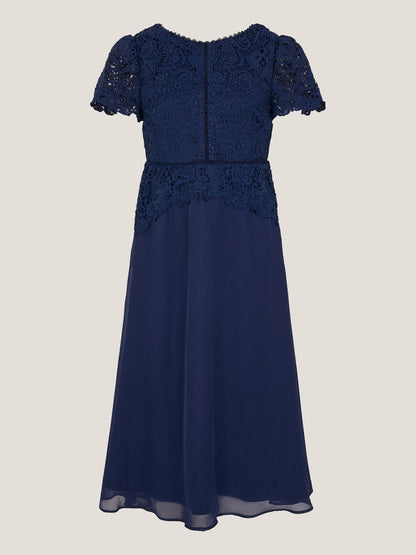 Monsoon Blue Monica Lace Prom Dress image 2