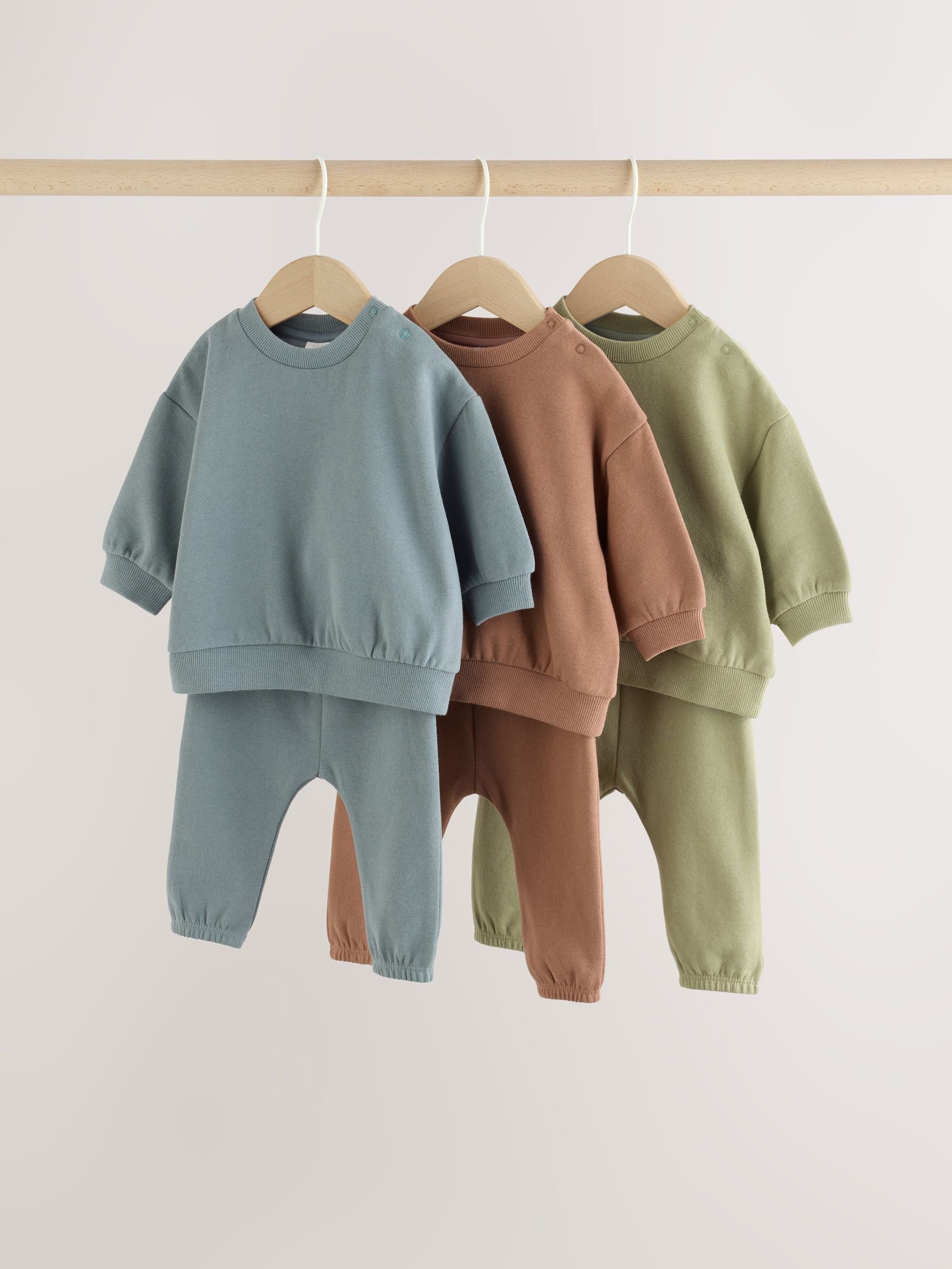 Dsiney Kidz - Brown/Blue/Green Sweater and Leggings Baby Set 6 Piece (0mths-2yrs) image 1
