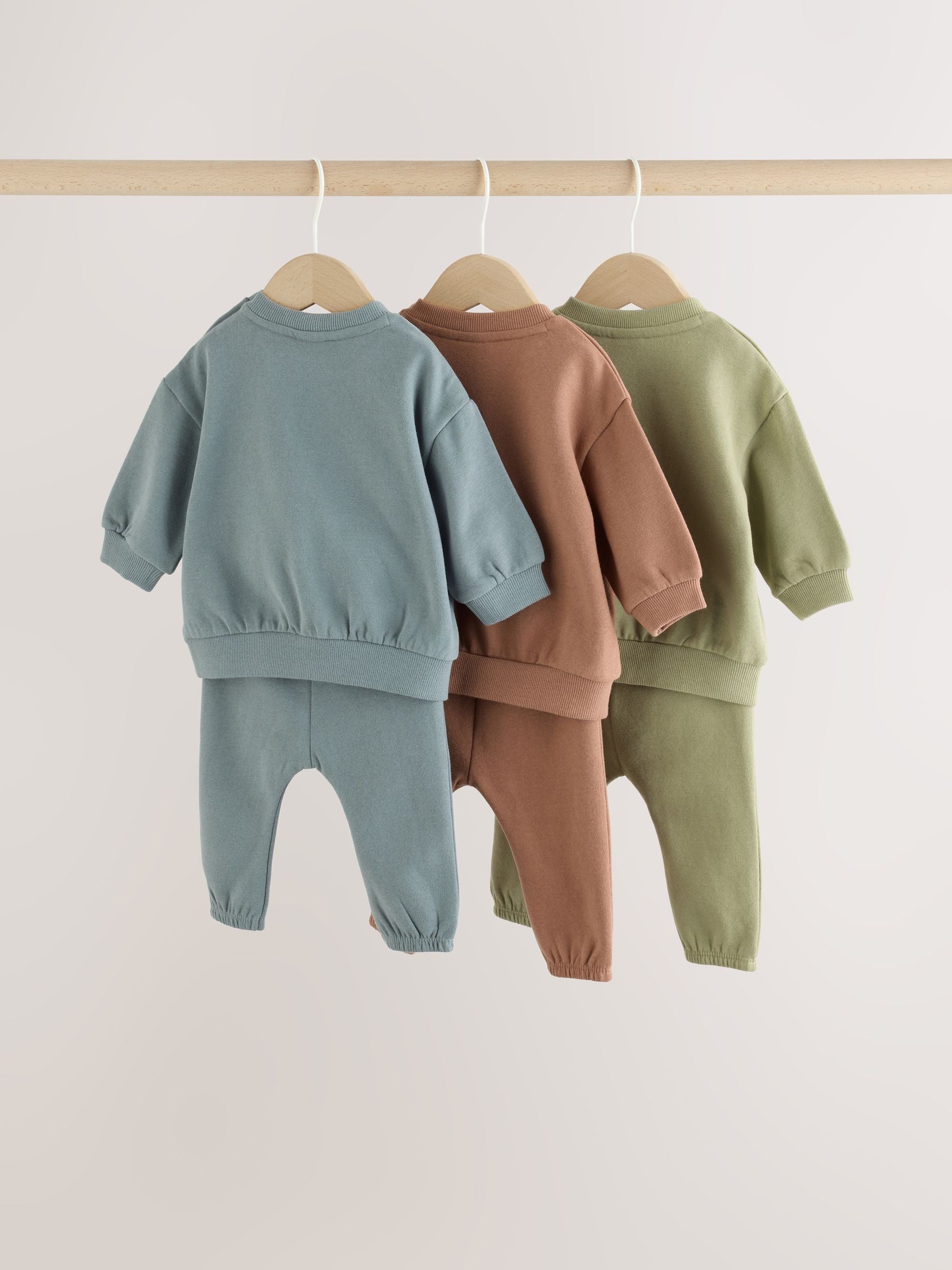 Dsiney Kidz - Brown/Blue/Green Sweater and Leggings Baby Set 6 Piece (0mths-2yrs) image 7