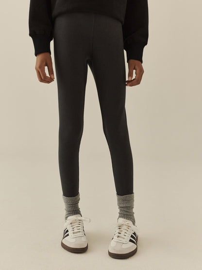 Black Hoodie and Rib Leggings Set (3-16yrs) - image 4