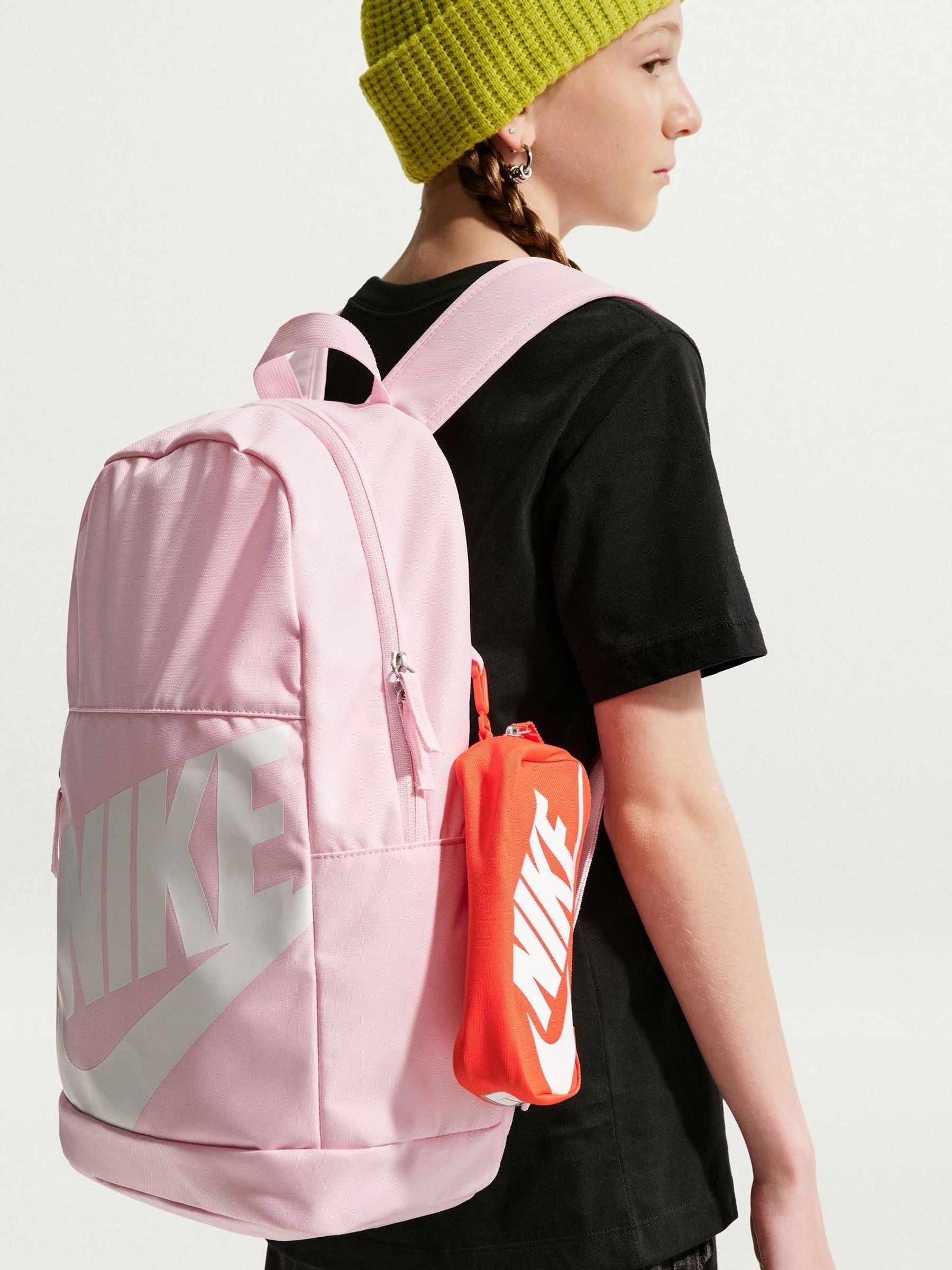 Nike Pink Foam Elemental Printed Bag with Pencil Case image 1