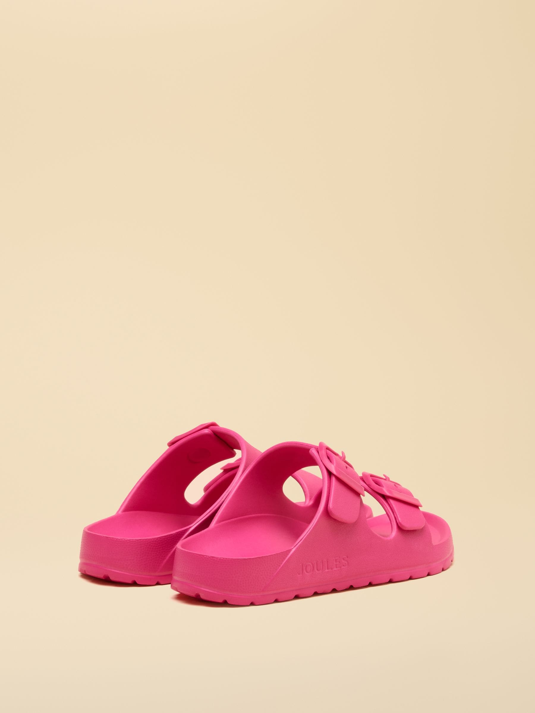 Joules Kids' Sunseeker Pink EVA Double Buckle Sliders image 3