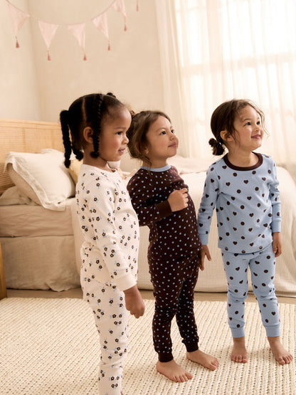 Blue/Brown Snuggle Pyjamas 3 Pack (9mths-12yrs) - image 2