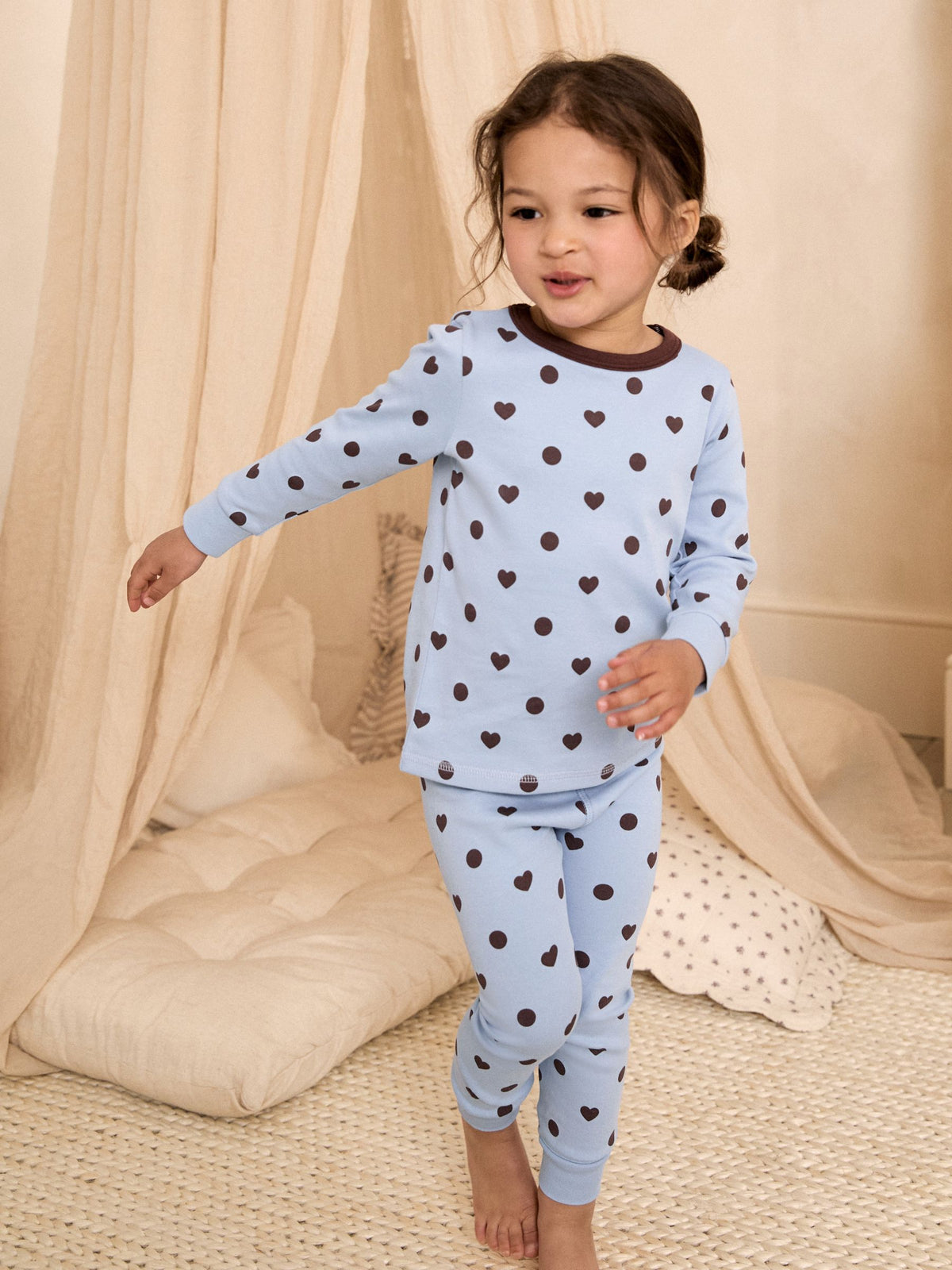 Blue/Brown Snuggle Pyjamas 3 Pack (9mths-12yrs) - image 3