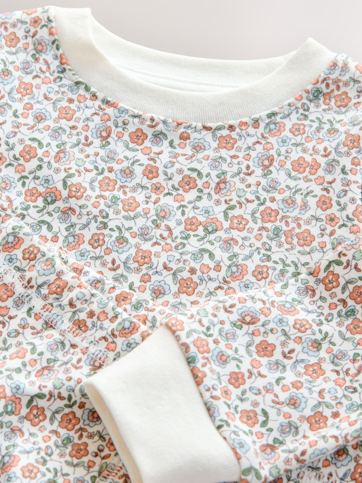Ecru/Peach Snuggle Pyjamas 3 Pack (9mths-12yrs) - image 10