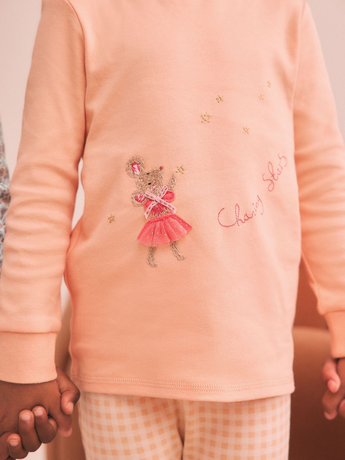 Ecru/Peach Snuggle Pyjamas 3 Pack (9mths-12yrs) - image 5