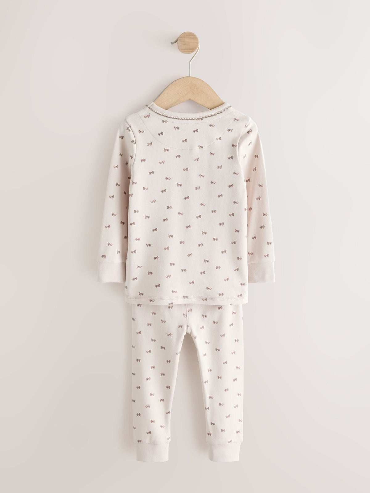 Neutral Bunny Print Snuggle Pyjamas 3 Pack (9mths-12yrs) - image 10