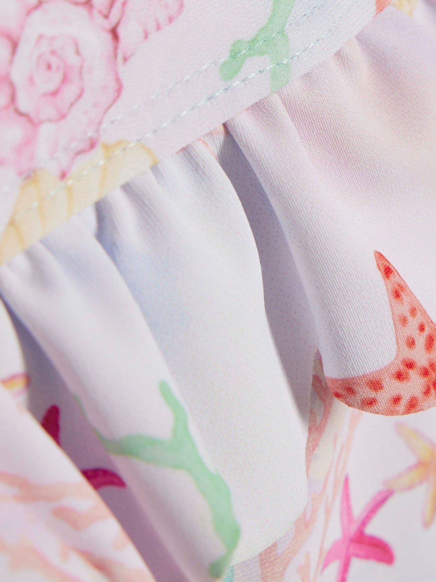 Dsiney Kidz - River Island Cream Under The Sea Frill Bikini image 4