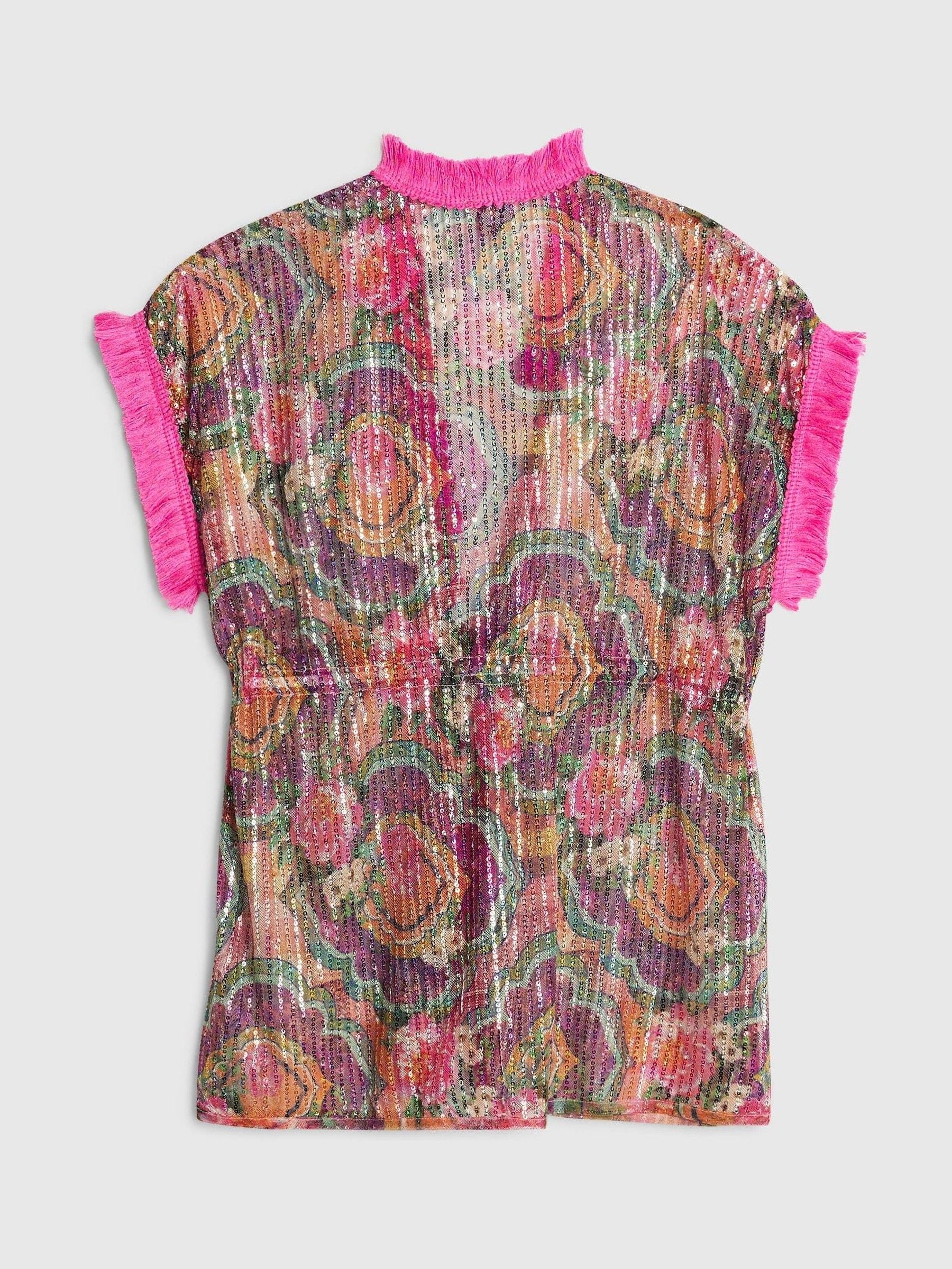 Dsiney Kidz - River Island Purple Del Maar Sequin Kaftan image 4
