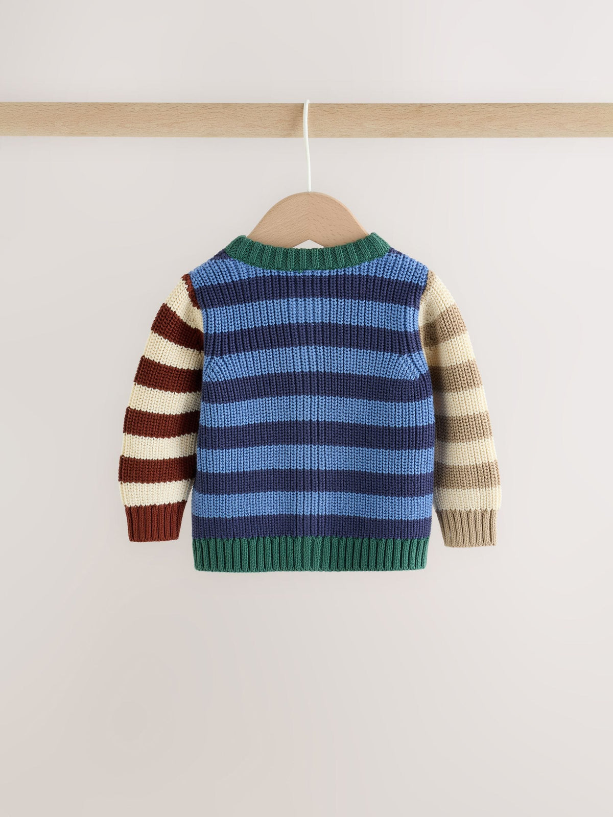 Dsiney Kidz - Blue Stripe Knitted Cardigan and Legging Baby Set (0mths-2yrs) image 5
