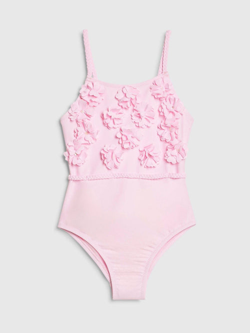 Dsiney Kidz - River Island Pink 3D Flower Swimsuit image 1