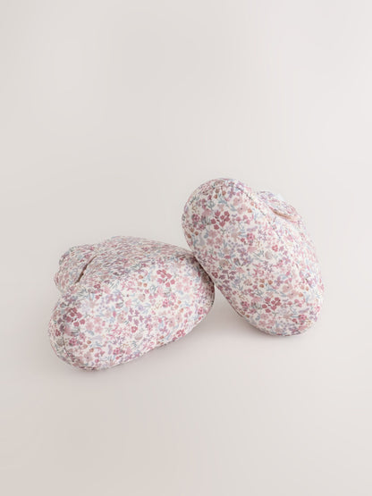 Pink Floral Baby Snow Boots (0-24mths) - image 3