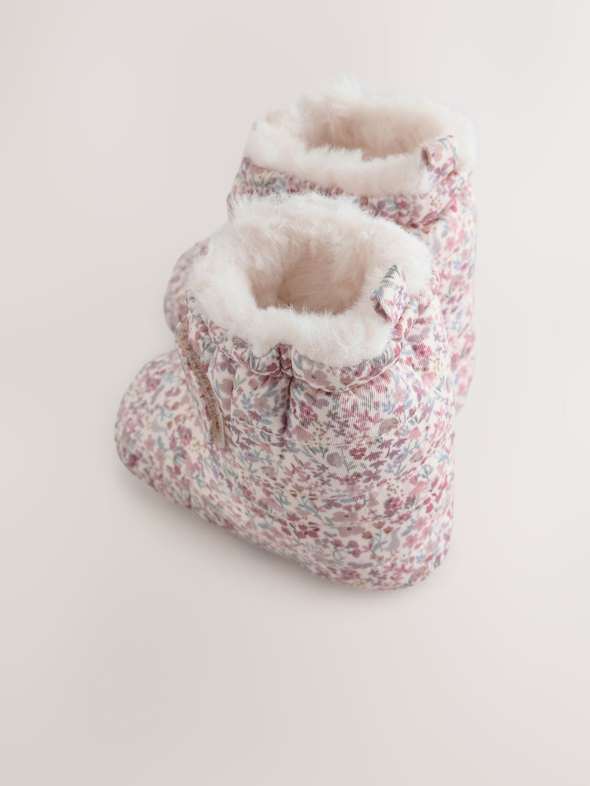 Pink Floral Baby Snow Boots (0-24mths) - image 4