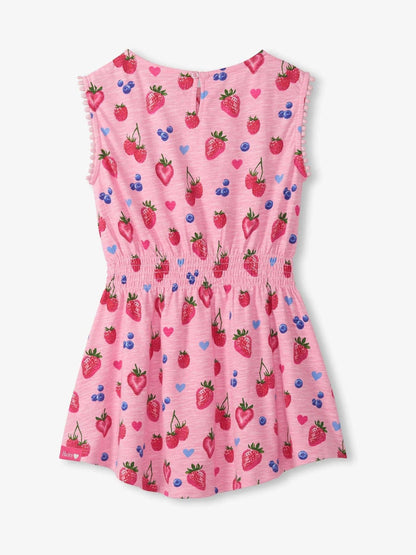 Hatley Pink Summer Berries Smocked Waist Dress image 4