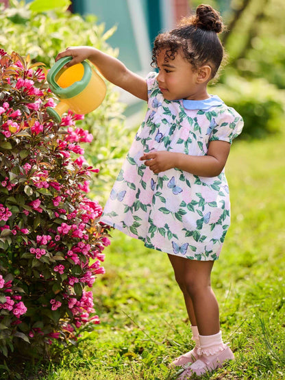 Hatley Natural Enchanted Garden Woven Collar Dress image 2