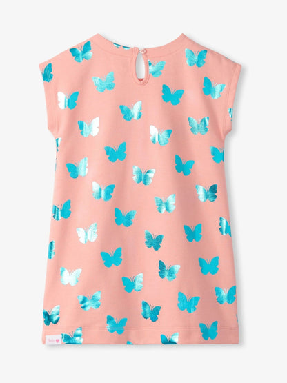 Hatley Pink Glitter Butterfly Slouchy Dress image 2