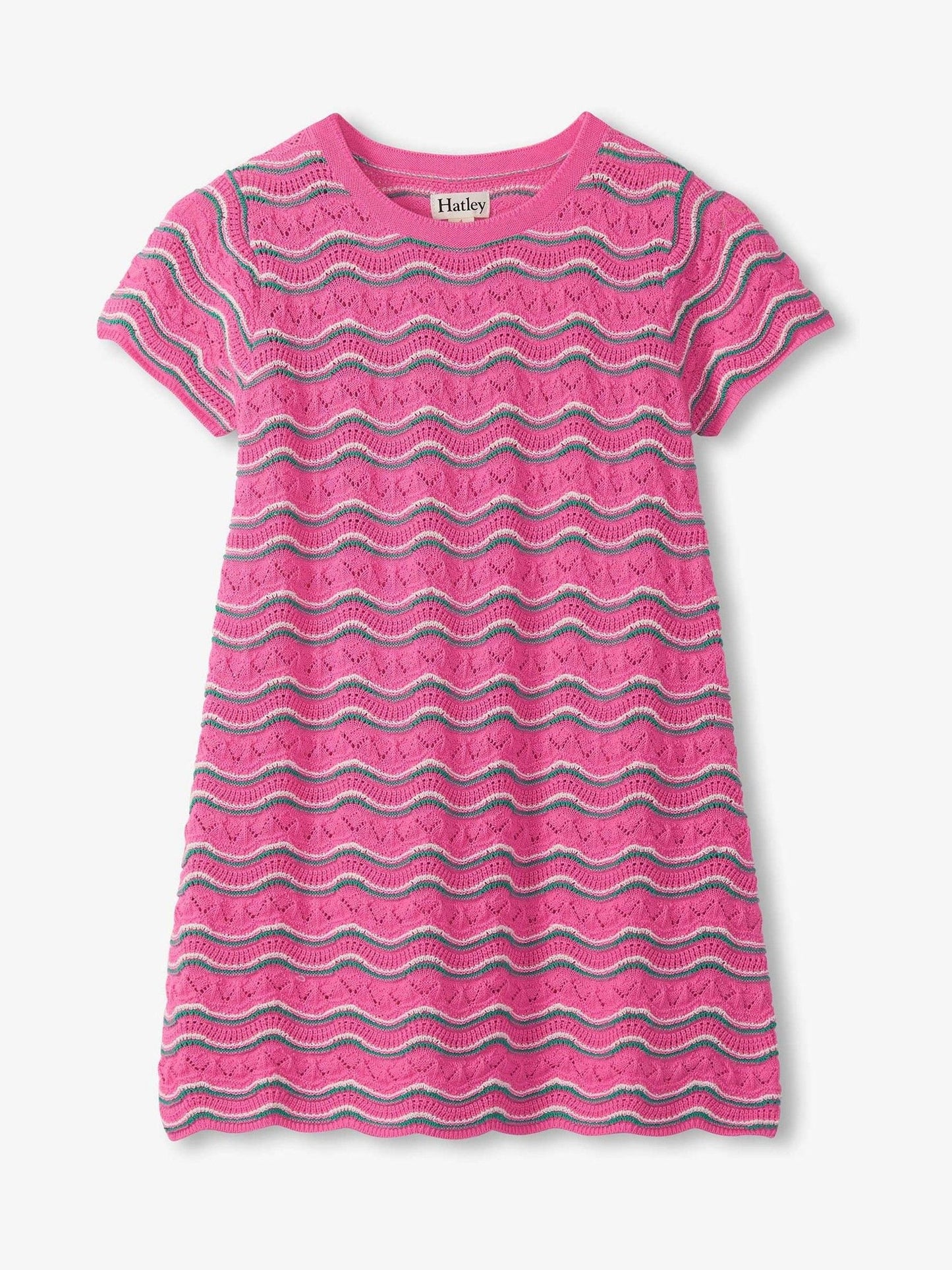 Hatley Pink Strawberry Moon Knit Dress image 1