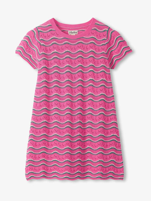 Dsiney Kidz - Hatley Pink Strawberry Moon Knit Dress image 1