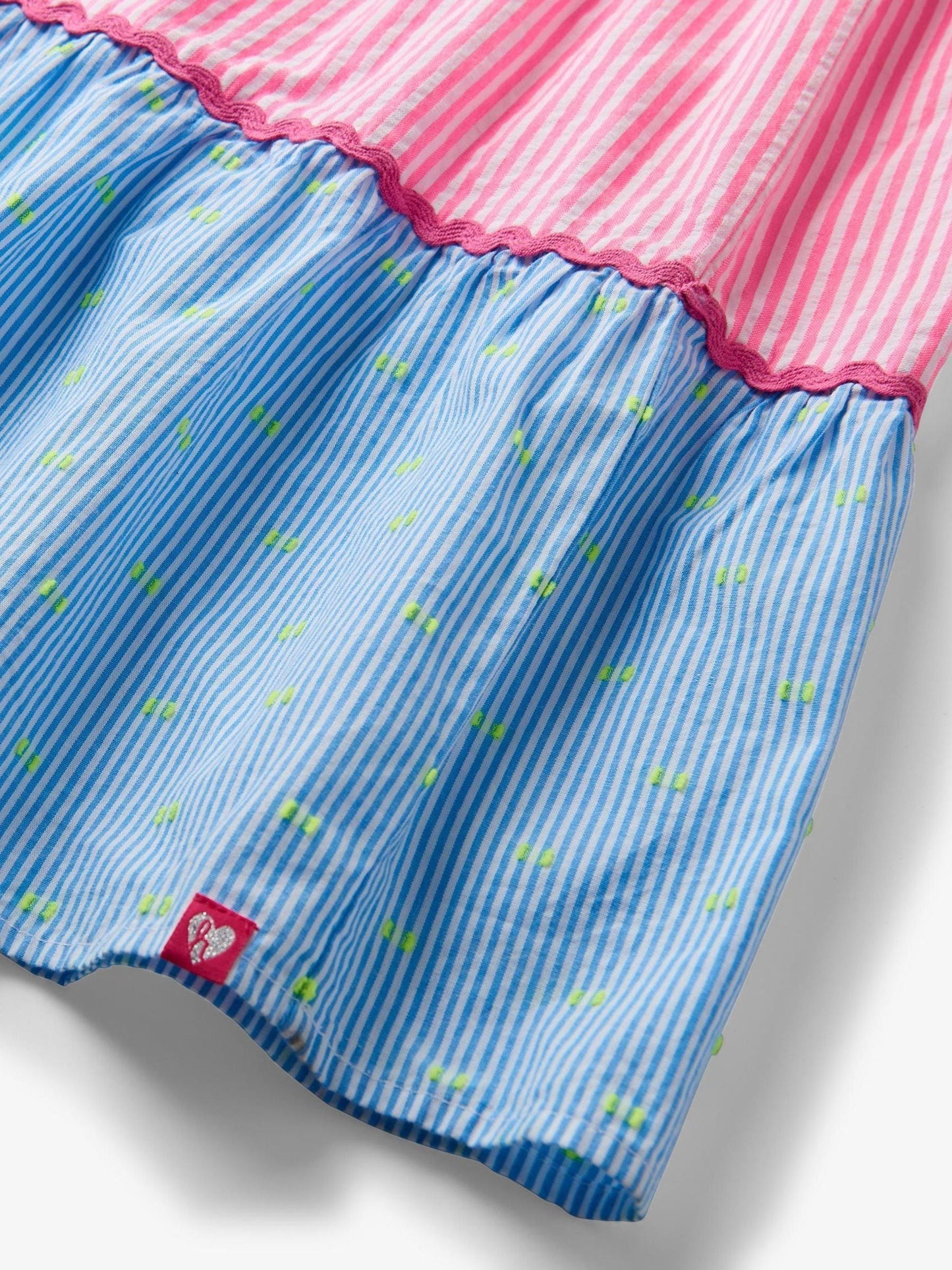 Hatley Pink Mixed Seersucker Strappy Midi Dress image 5