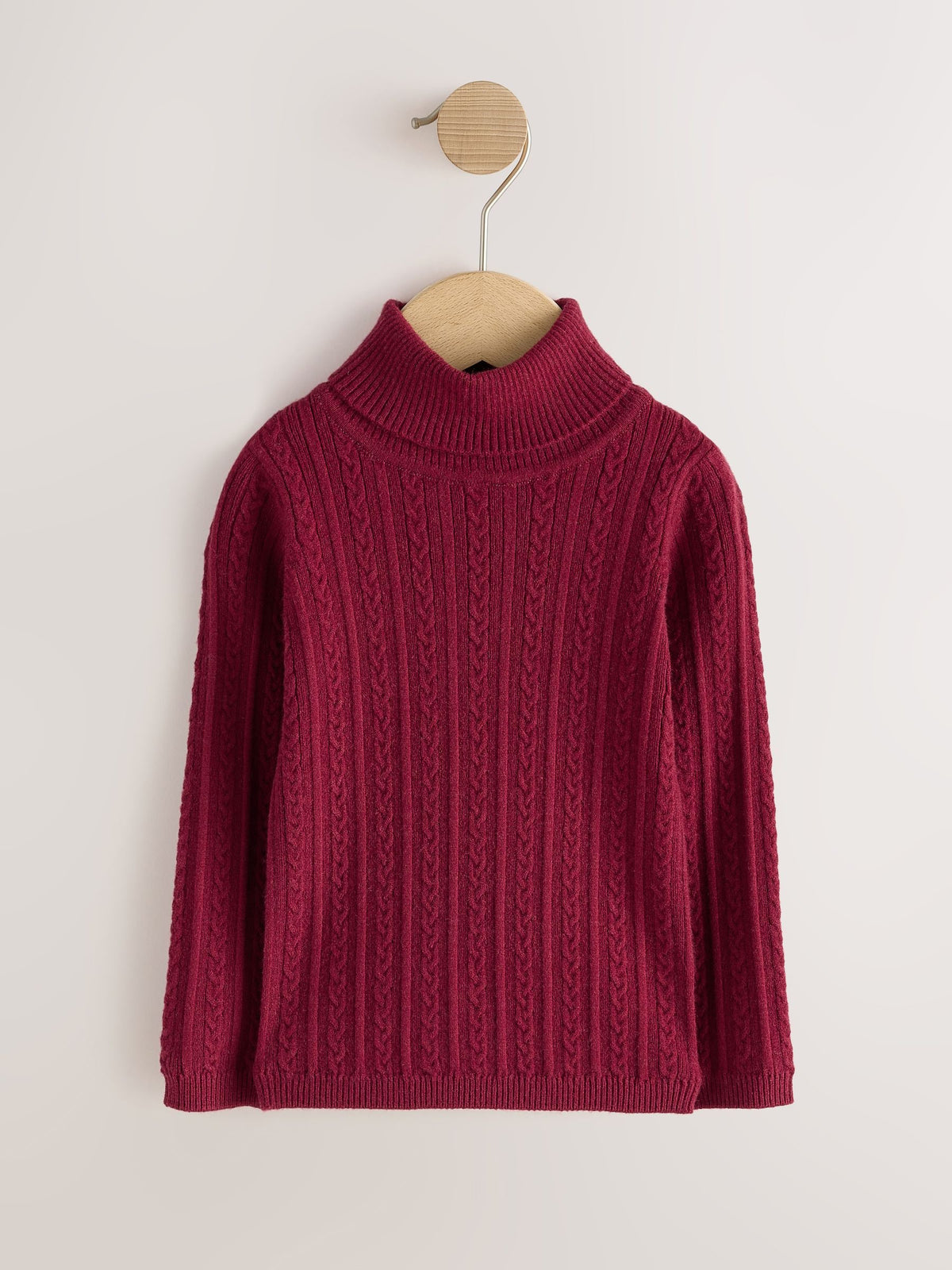 Red Roll Neck Jumper (3mths-10yrs) - image 4