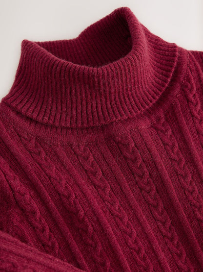 Red Roll Neck Jumper (3mths-10yrs) - image 7