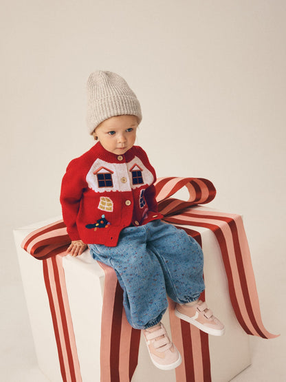 Red House Christmas Cardigan (3mths-7yrs) - image 3
