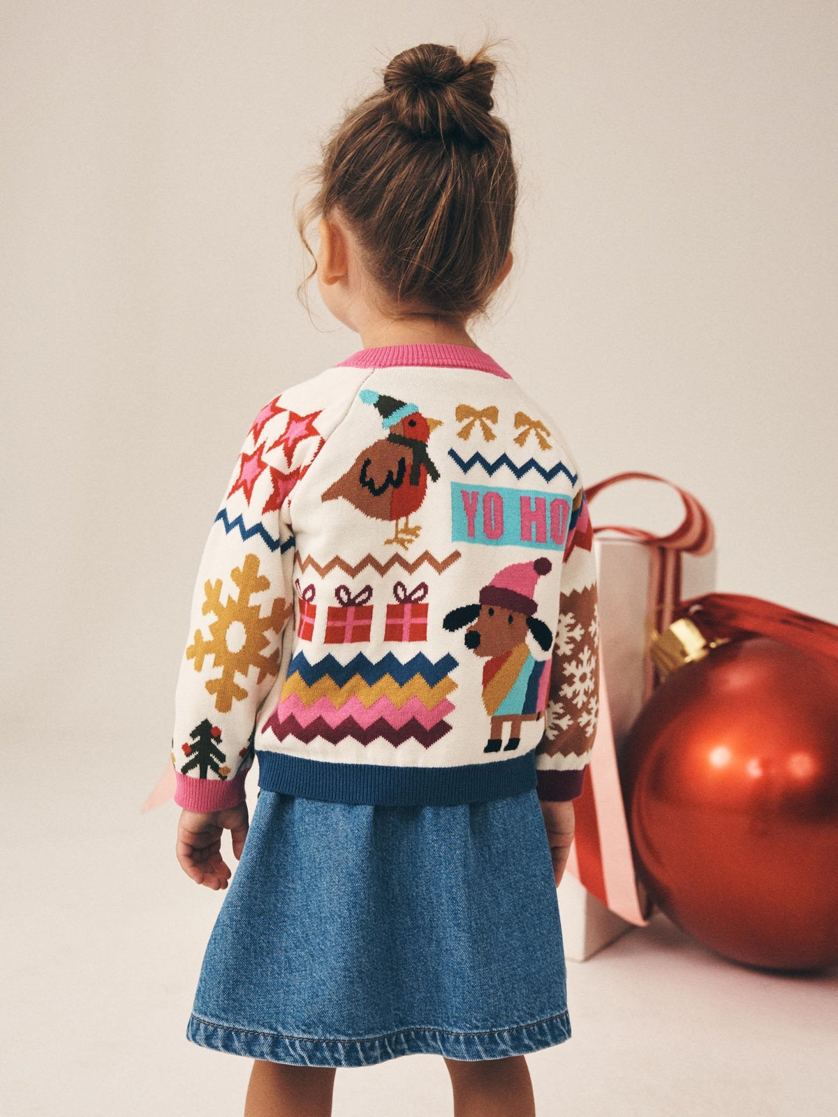 Dsiney Kidz - Reindeer Funky Christmas Cardigan (3mths-7yrs) image 3